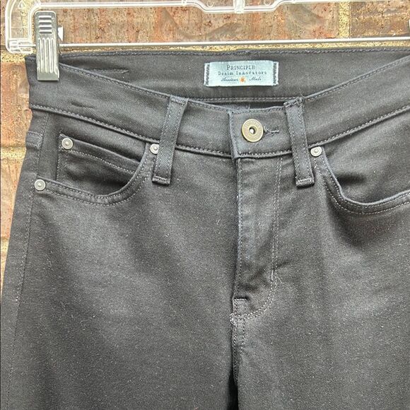 Principle Denim Innovators American Made Black Skinny Jeans Full-Length 24 - Picture 14 of 14